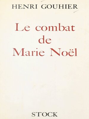cover image of Le combat de Marie Noël